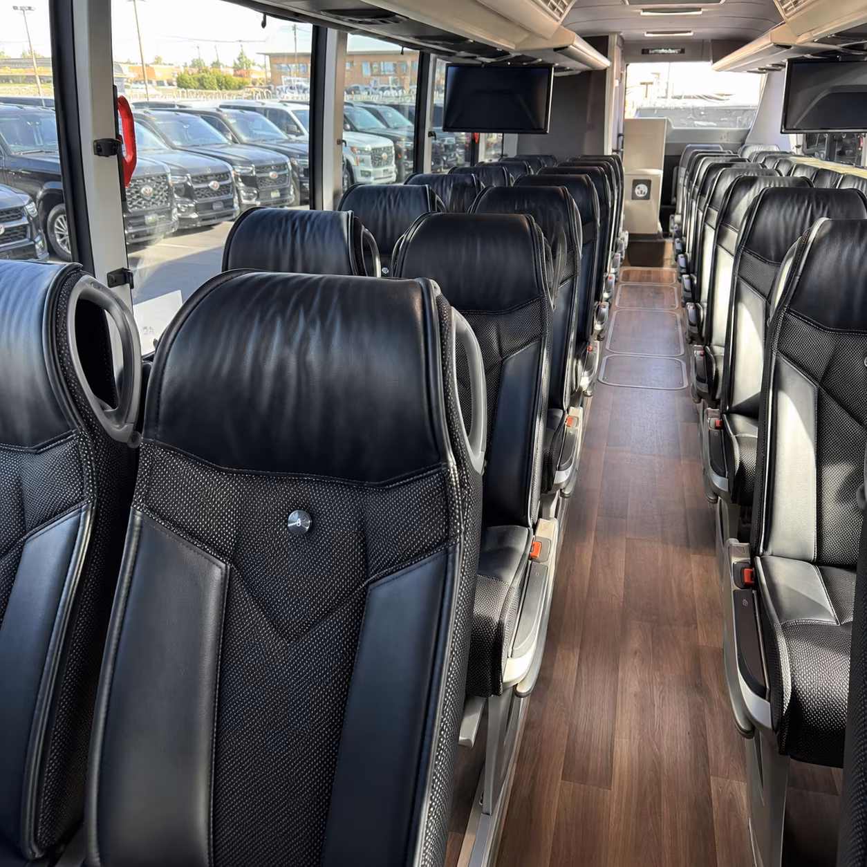 abilene charter bus rental inside