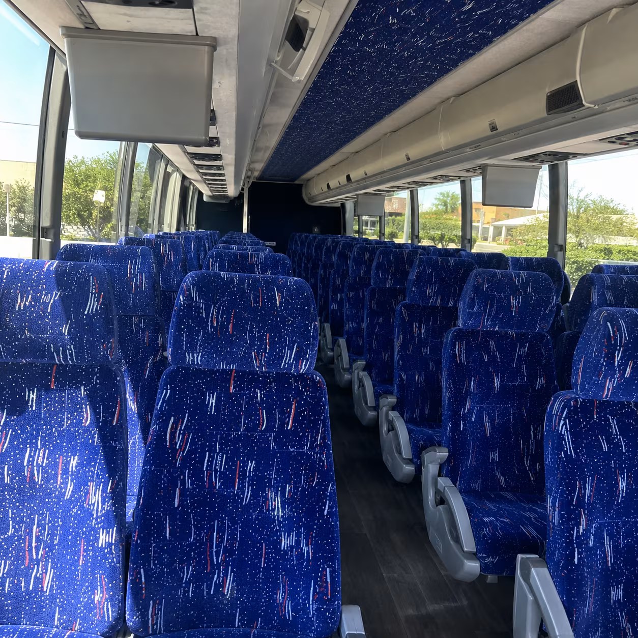 midland airport transportation onboard seating