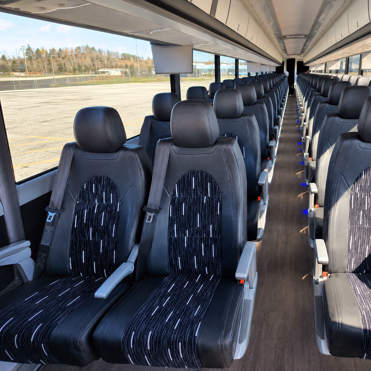 midland charter bus interior