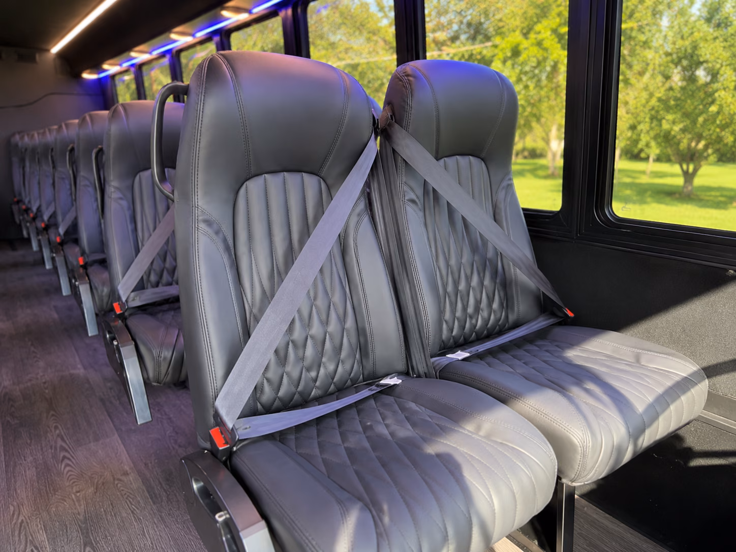 temple flexible charter bus rentals for temple sports teams and fans