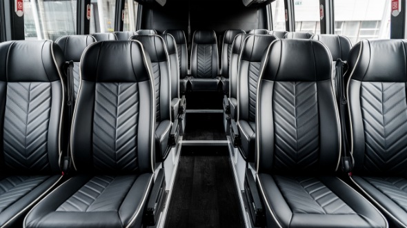 18 passenger minibus inside
