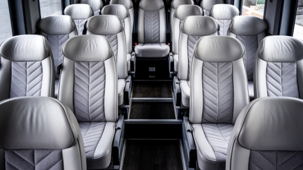 28 passenger minibus inside
