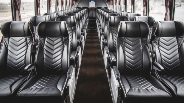 54 passenger charter bus inside odessa